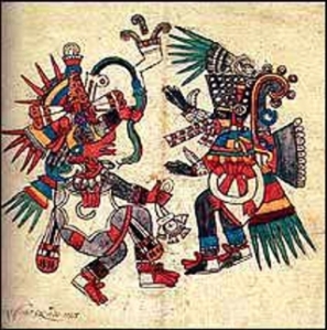Quetzalcoatl Y Tezcatlipoca. (Sin autor conocido)
